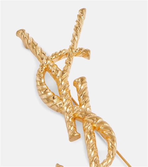 yves saint laurent monogram necklace|yves saint laurent jewellery.